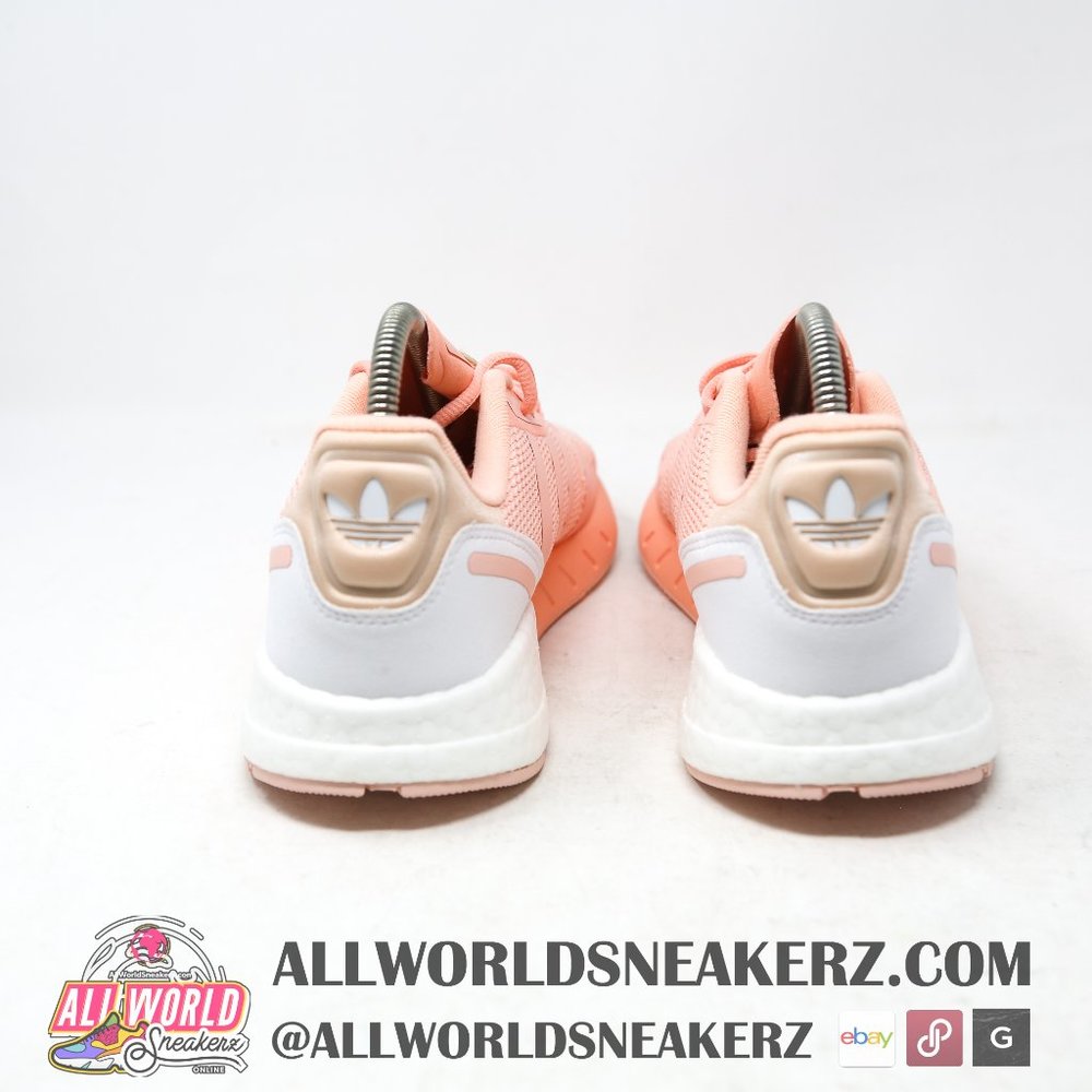 adidas Womens ZX 1K Boost Running, H69038 Pink White Fitness Jogging Training - Picture 5 of 16